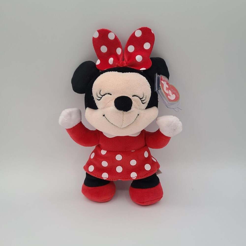 TY Minnie Mouse Beanie Babies Sparkle